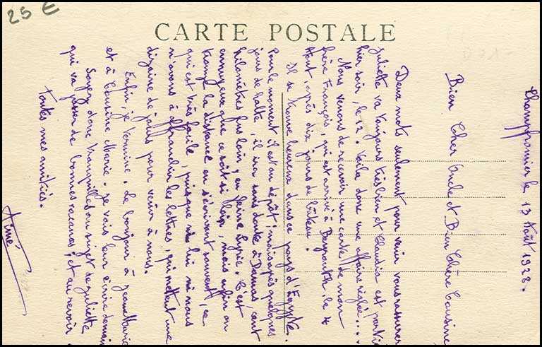 Champfromier CP n° 0027