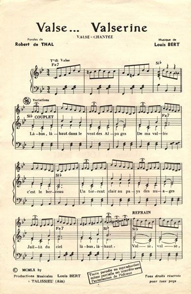 Valse... Valserine