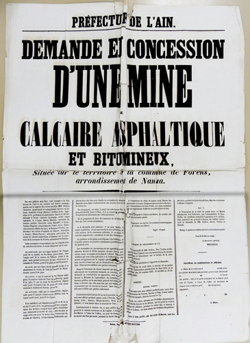 Affiche peillon asphalte