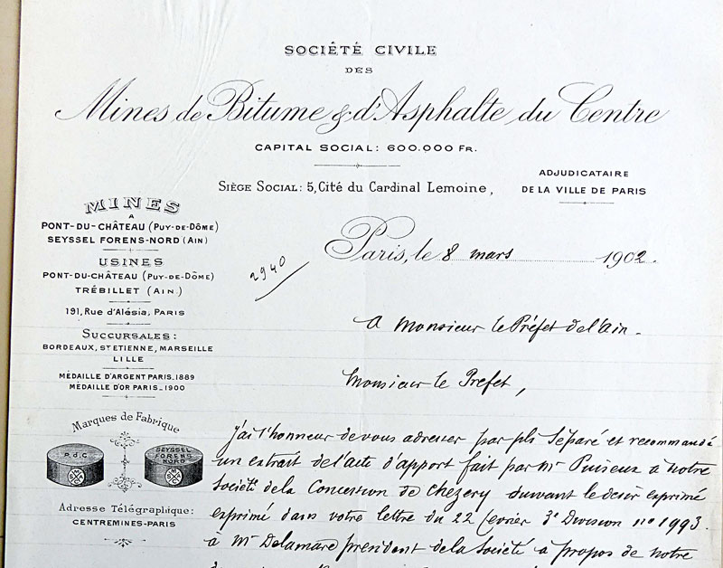 Asphalte Ent&ecirc;te 1902