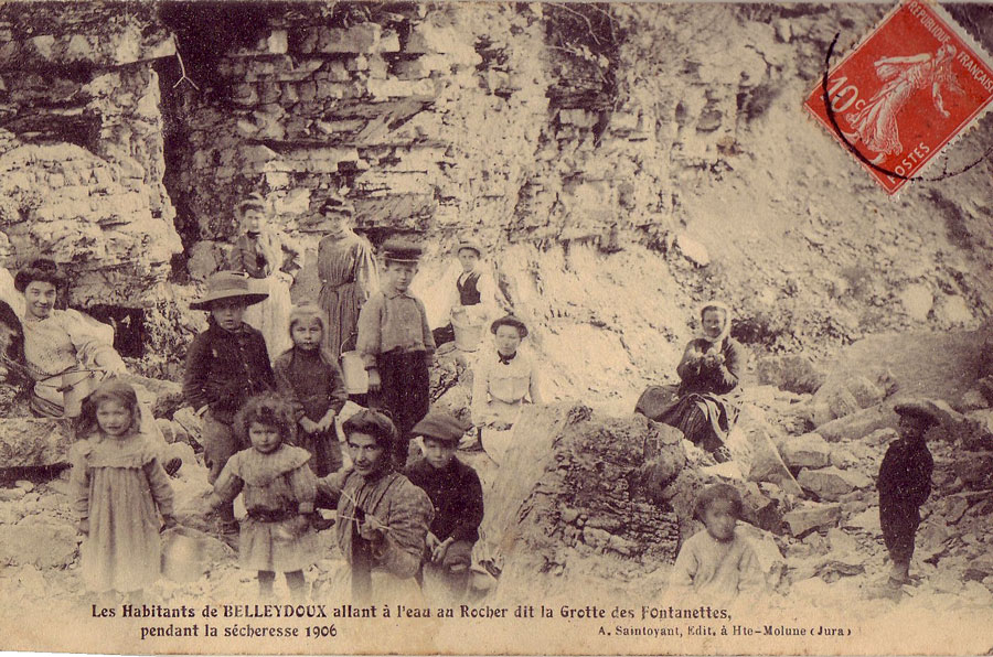 Sécheresse de 1906 à Belleydoux
