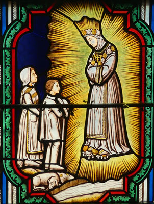 Vitrail de la chapelle de Ch&acirc;tillon