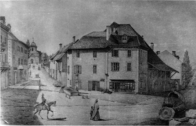 place du haut de Ch&acirc;tillon en m