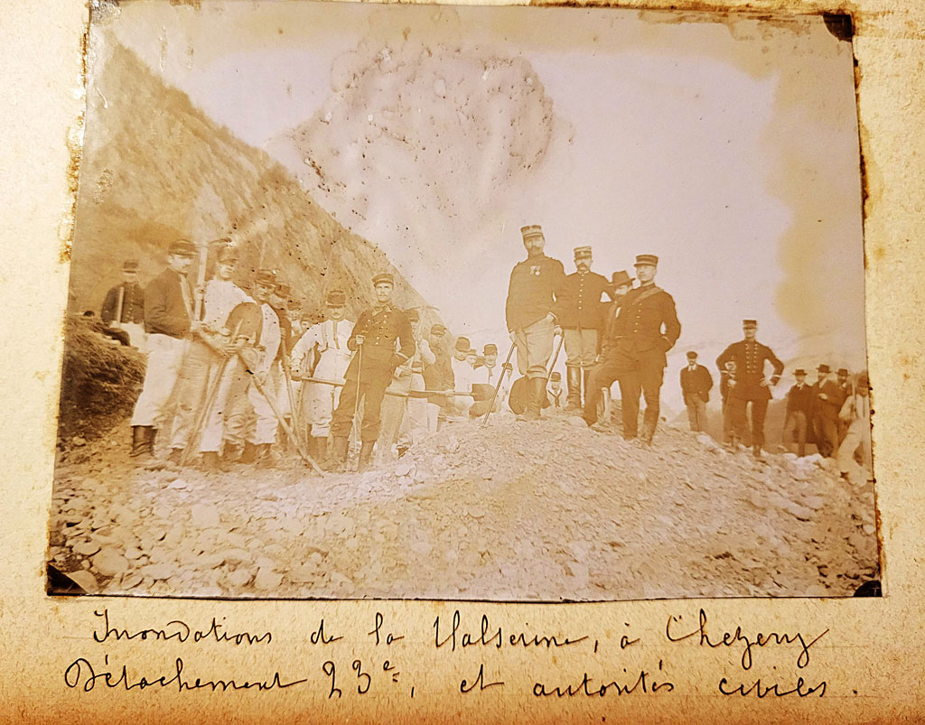 Inondations de Chézery en 1899