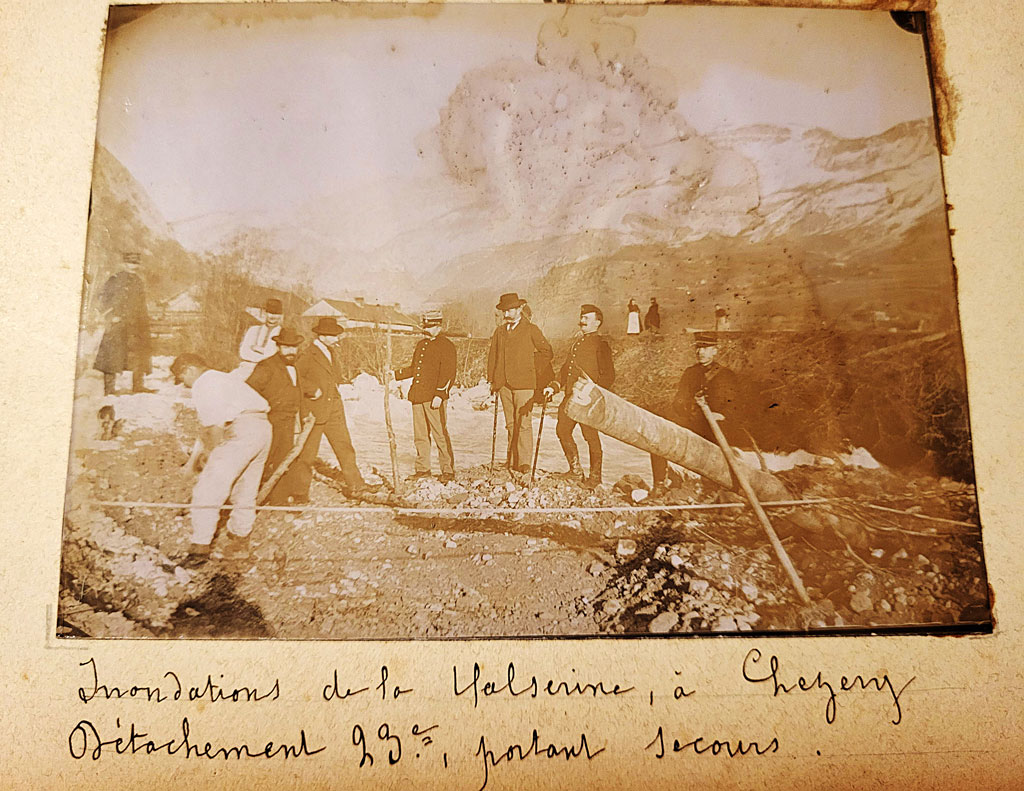 Inondations de Chézery en 1899