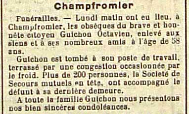 D&eacute;c&egrave;s congestion