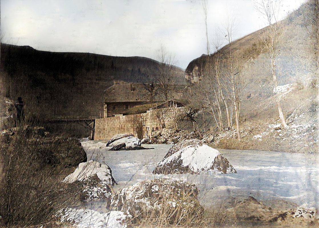 Pont de Coz colorisé