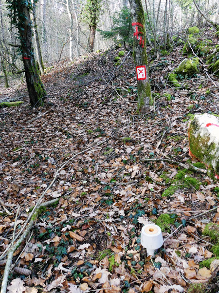 Bornes et marques foresti&egrave;res