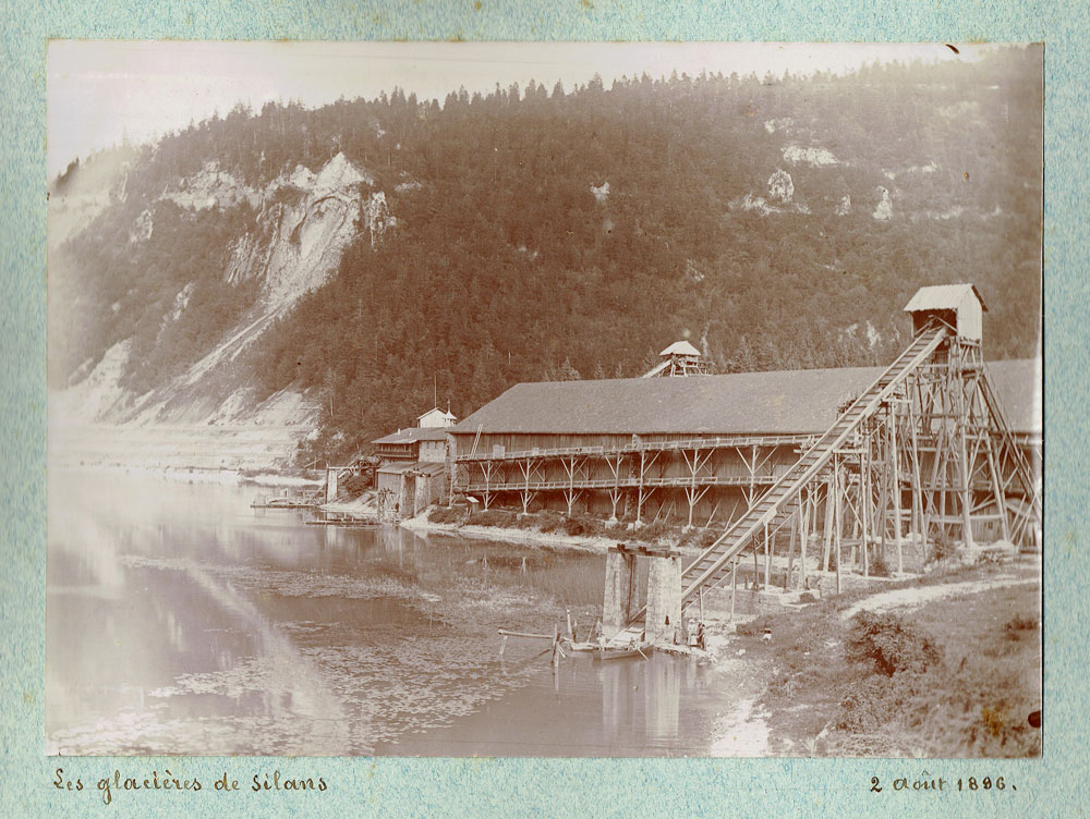 Glaci&egrave;res de Sylans, 1896