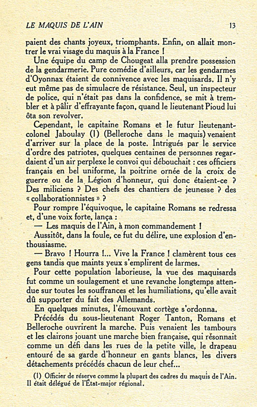 D&eacute;fil&eacute; Oyonnax 1943