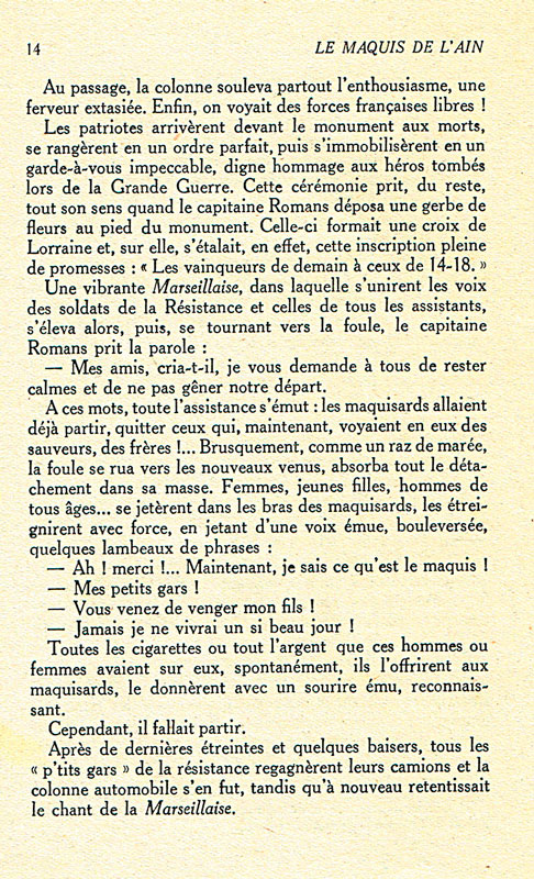 D&eacute;fil&eacute; Oyonnax 1943