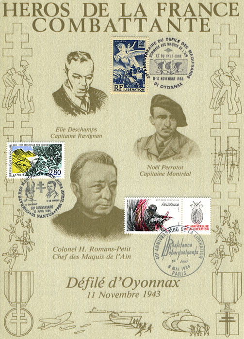 Anniversaire du d&eacute;fil&eacute; d'Oyonnax